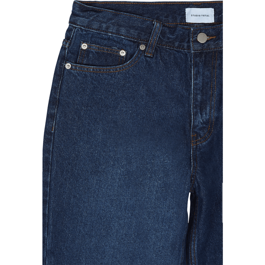 Studio Total Icon Jeans dritti regolari con lavaggio a risciacquo