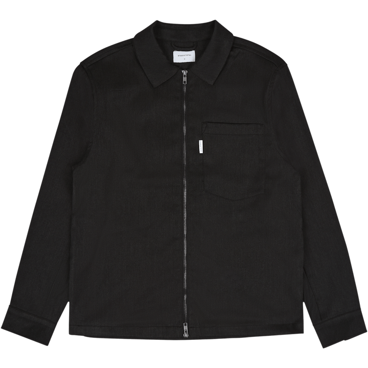 Studio Total Zip Twill Overshirt