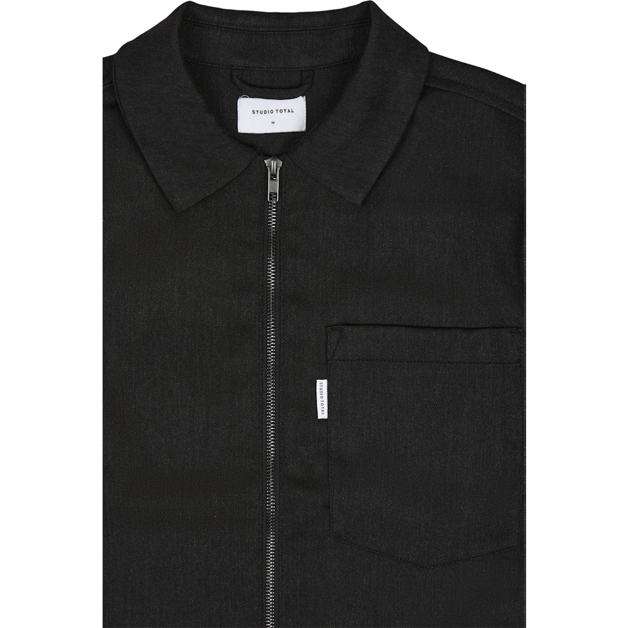 Studio Total Zip Twill Overshirt