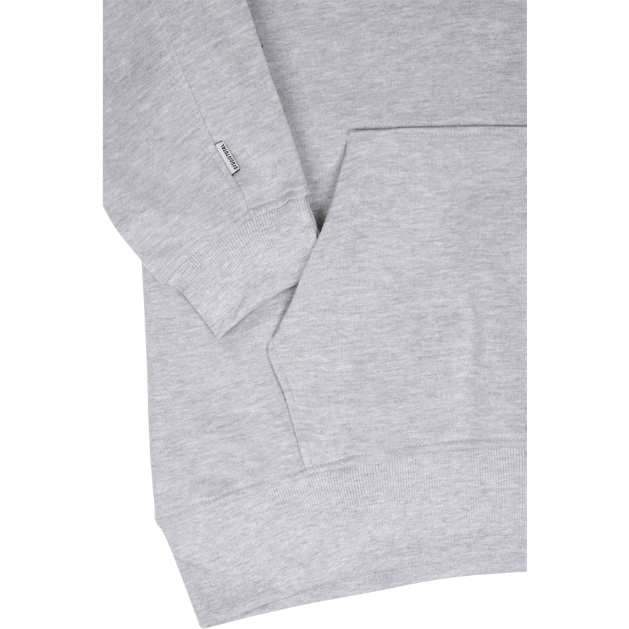 Felpa con cappuccio stampata Greymelange