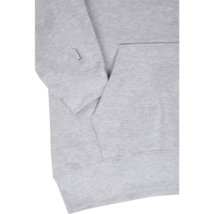 Felpa con cappuccio stampata Greymelange