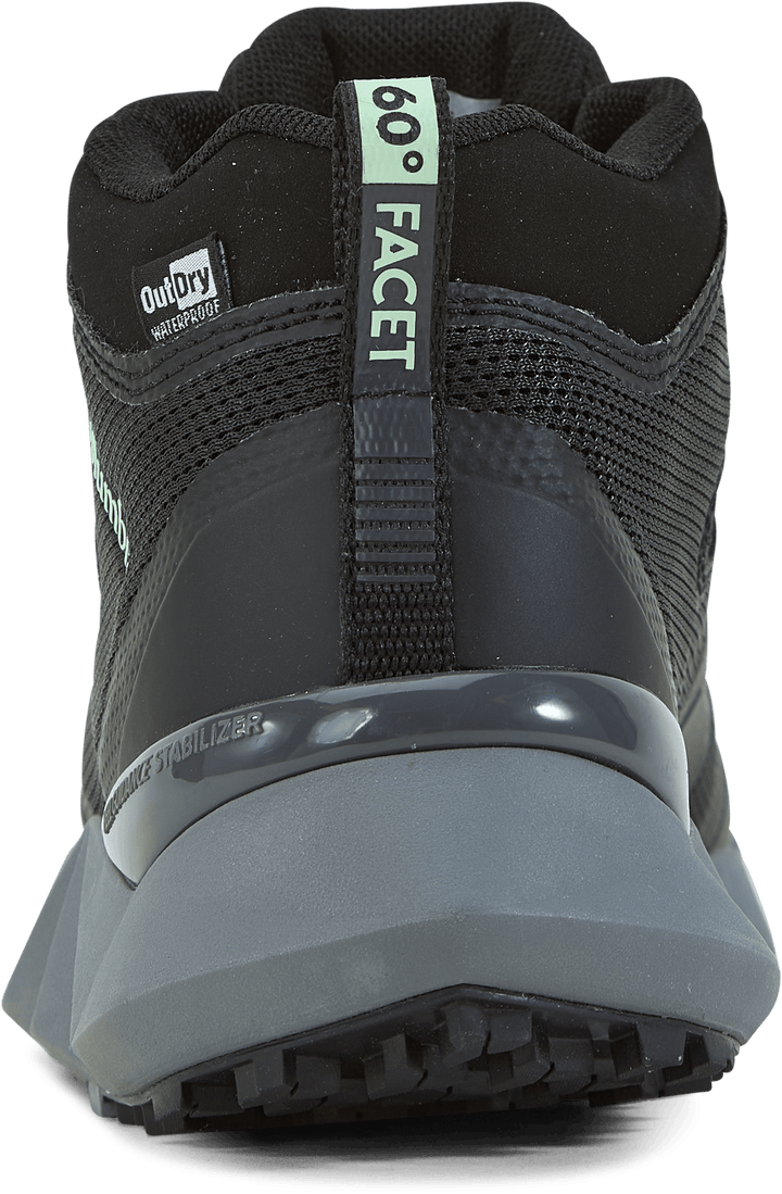 Facet™ 60 Outdry™ Black, Vivid Mint