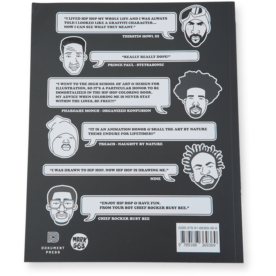 Livre de coloriage hip-hop East Coa Multi