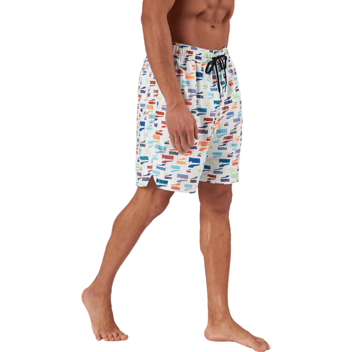 Swim Unisex Loose Fit Shorts 1 White Combo