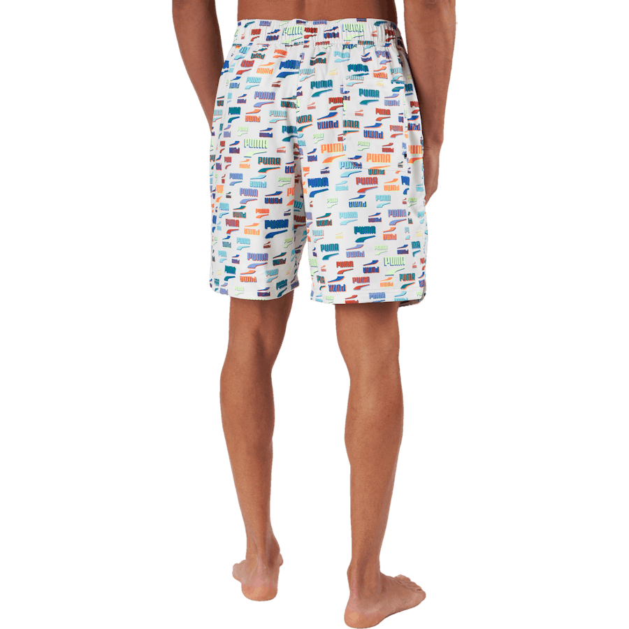 Swim Unisex Loose Fit Shorts 1 White Combo