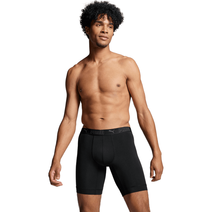 Sport Microfiber Long Boxer 2p Sort