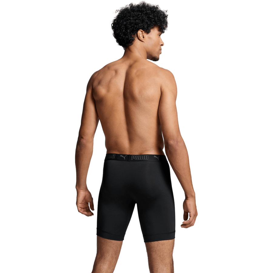 Sport Microfiber Long Boxer 2p Sort