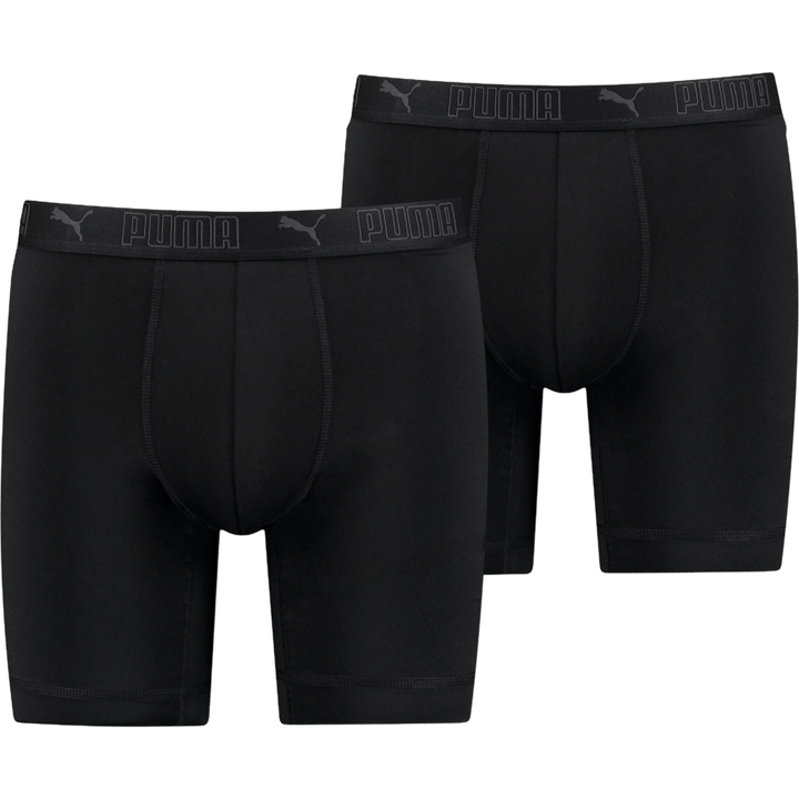 Sport Microfiber Long Boxer 2p Sort