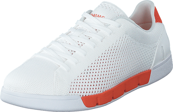 Breeze Tennis Knit White/swims Orange
