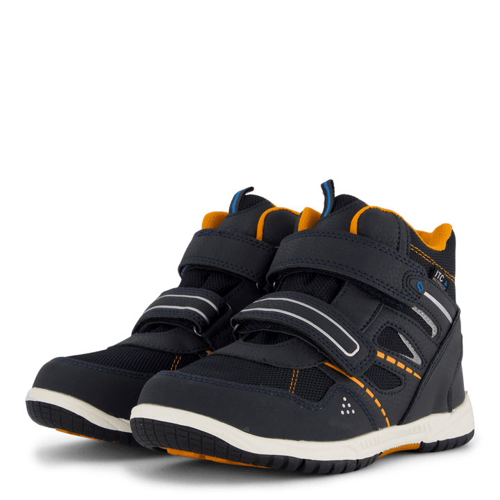 Kasuri Navy/arancione