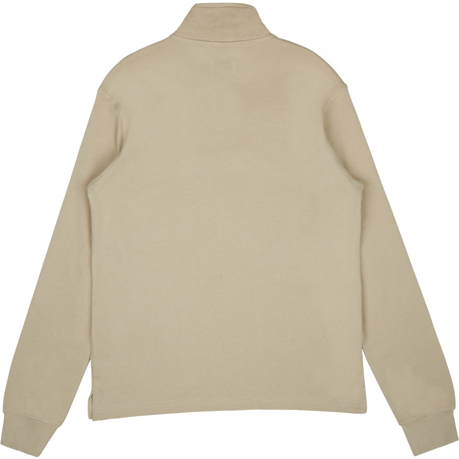 Maglione Icon con mezza zip ecrù