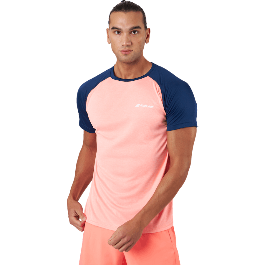 T-shirt Play Crew Neck Fluo Red