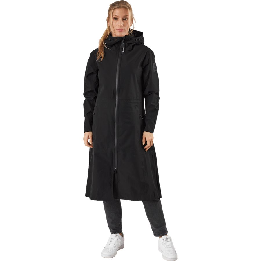 Maxi Parka W Jackets Black