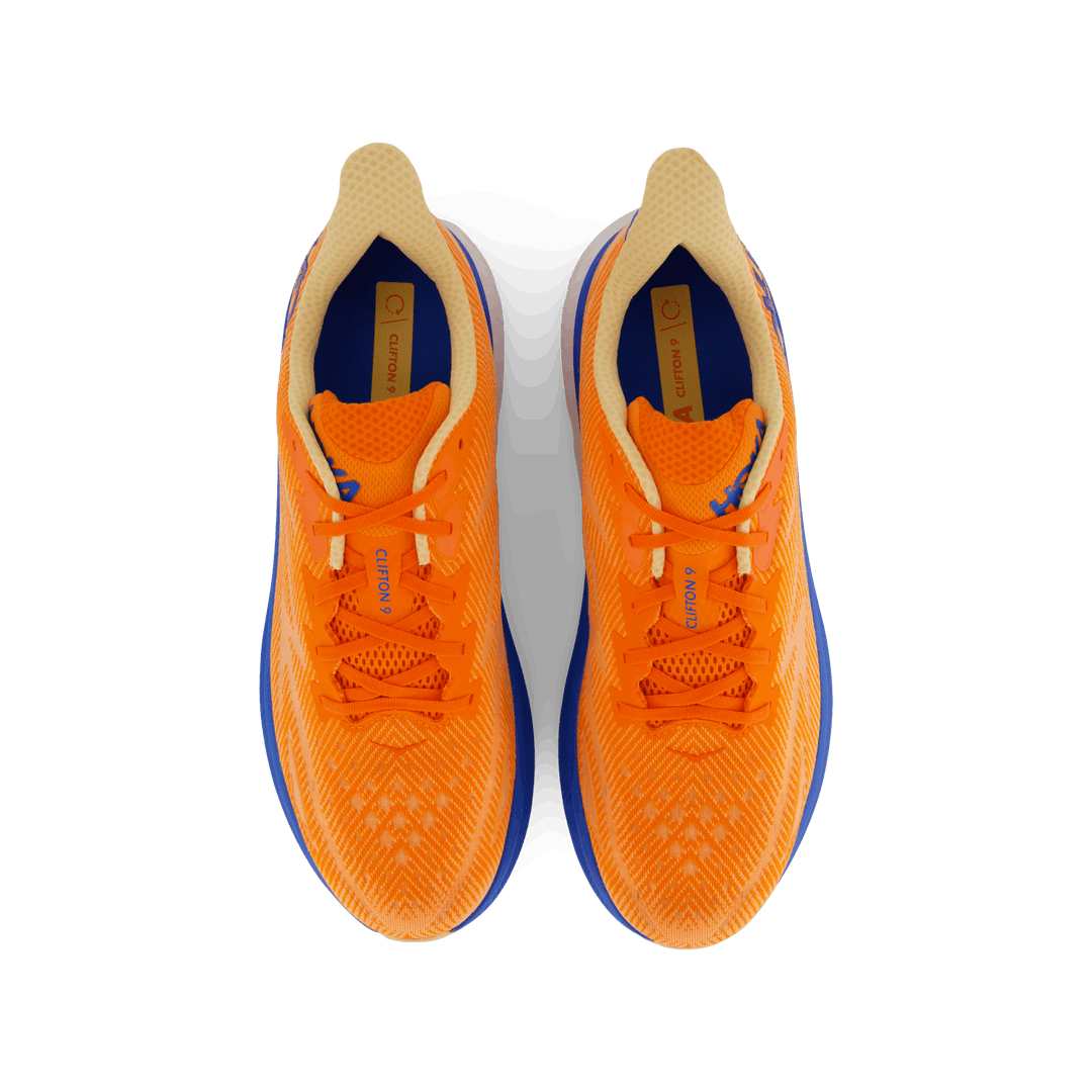 M Clifton 9 Vibrant Orange / Impala