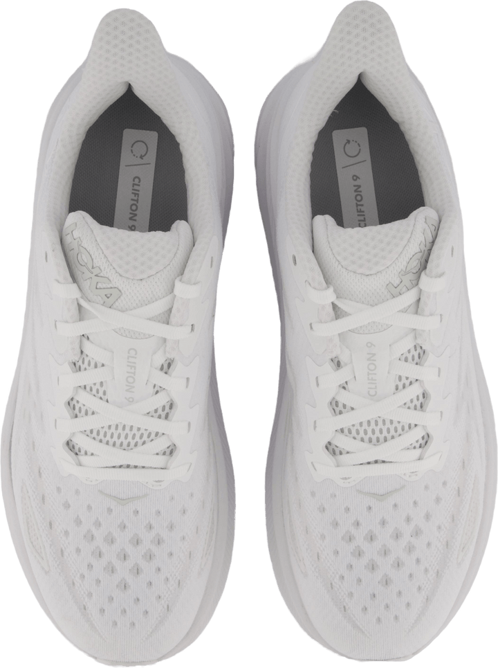 M Clifton 9 White / White