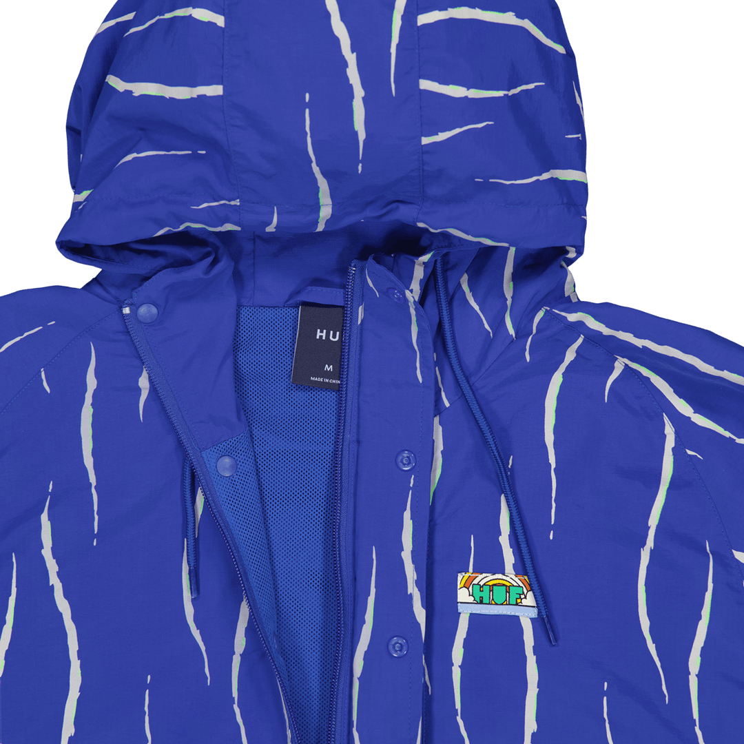 New Day Striped Anorak Blue