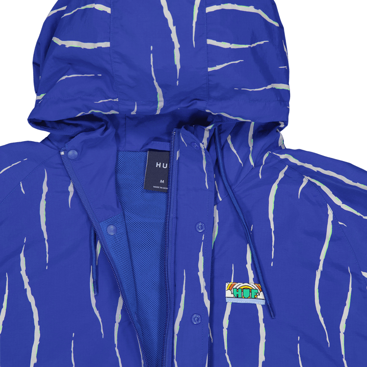 New Day Striped Anorak Blue