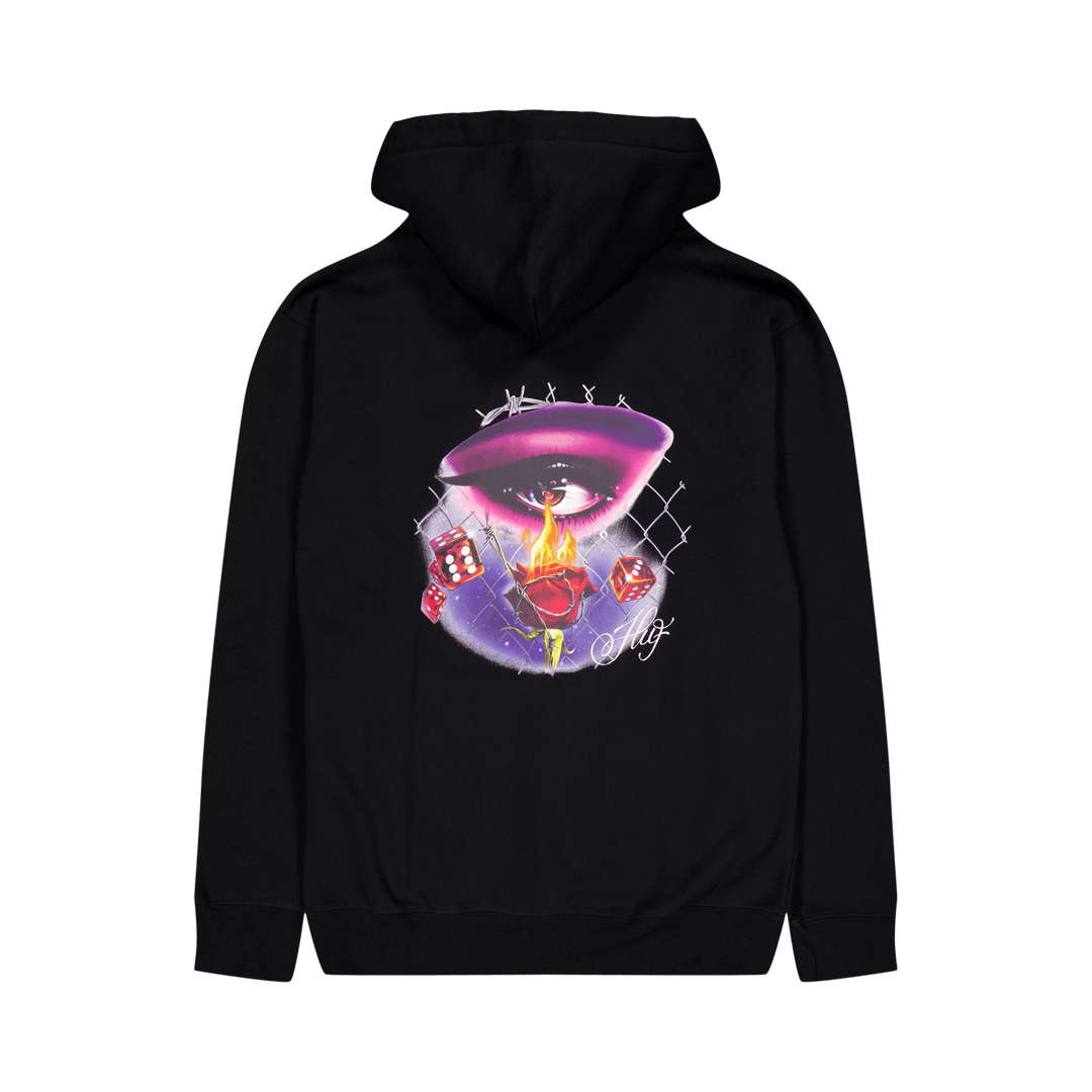 Feline Eye P/o Hoodie Schwarz