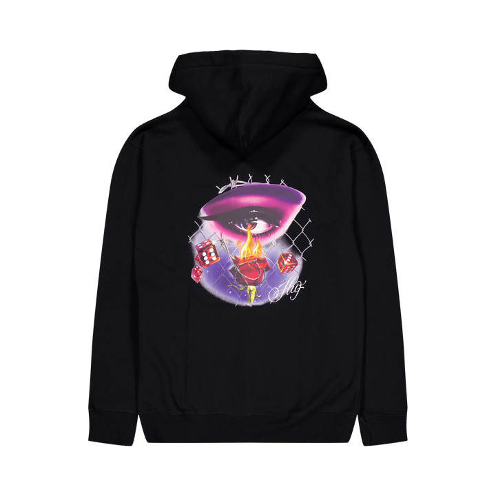 Feline Eye P/o Hoodie Schwarz