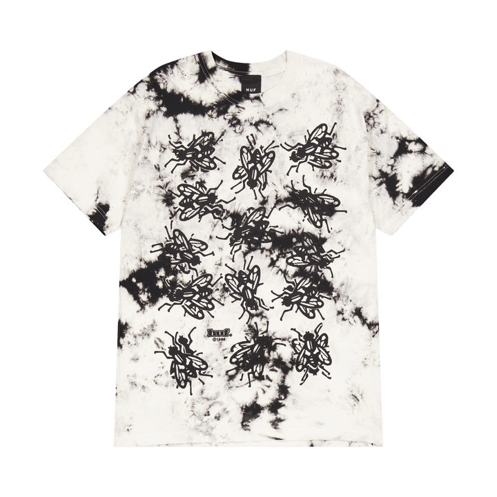 Fly Situation S/s Tiedye Tee Schwarz