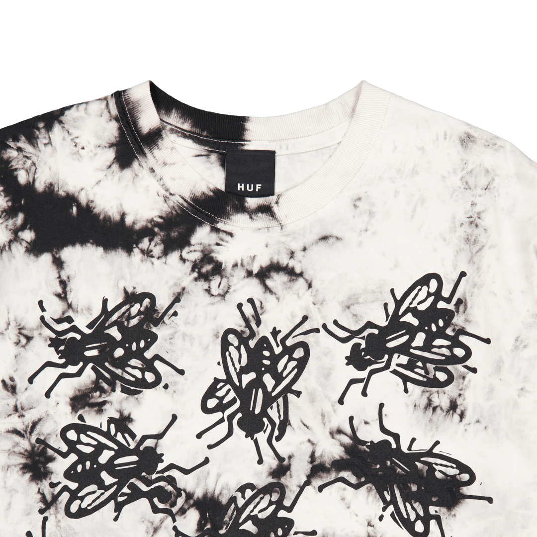 Fly Situation S/s Tiedye Tee Schwarz