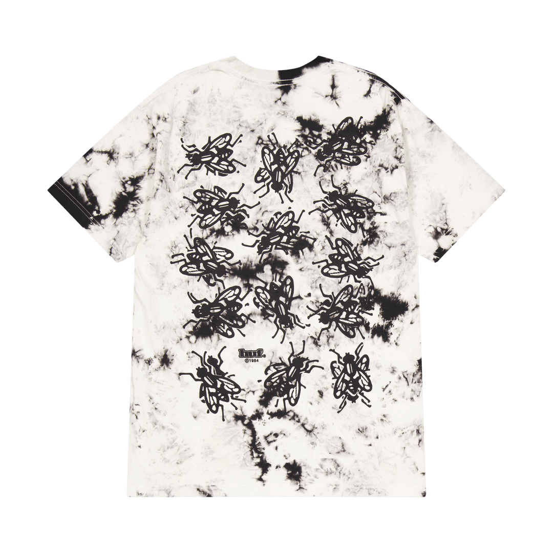 Fly Situation S/s Tiedye Tee Schwarz