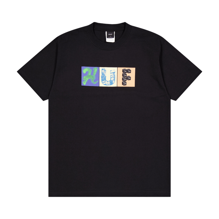 Threemix S/s Tee Schwarz