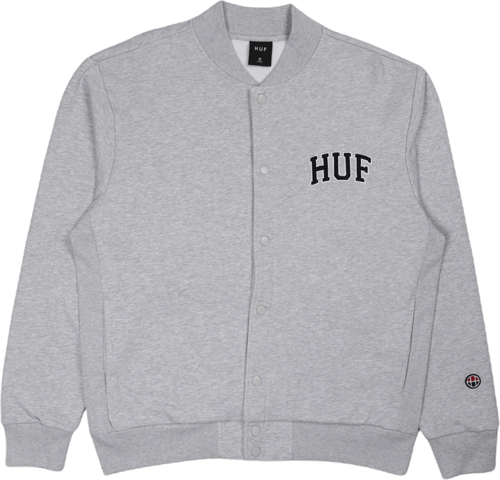 Sportliche Strickjacke Heather Grey