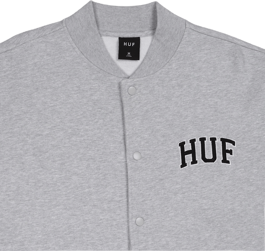Sportliche Strickjacke Heather Grey