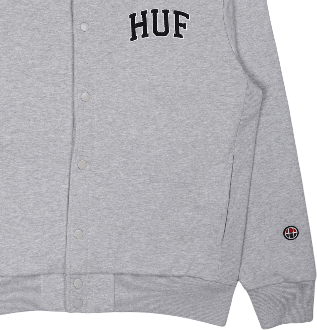 Sportliche Strickjacke Heather Grey