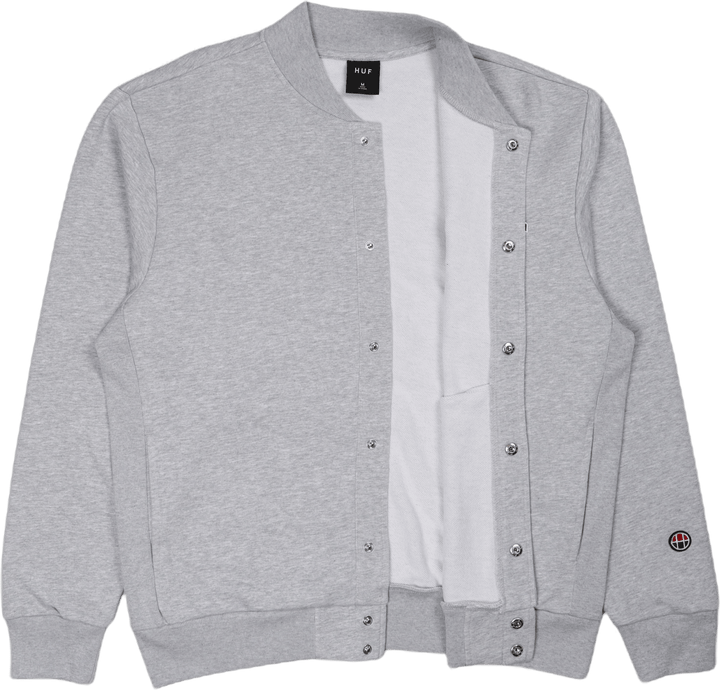 Sportliche Strickjacke Heather Grey