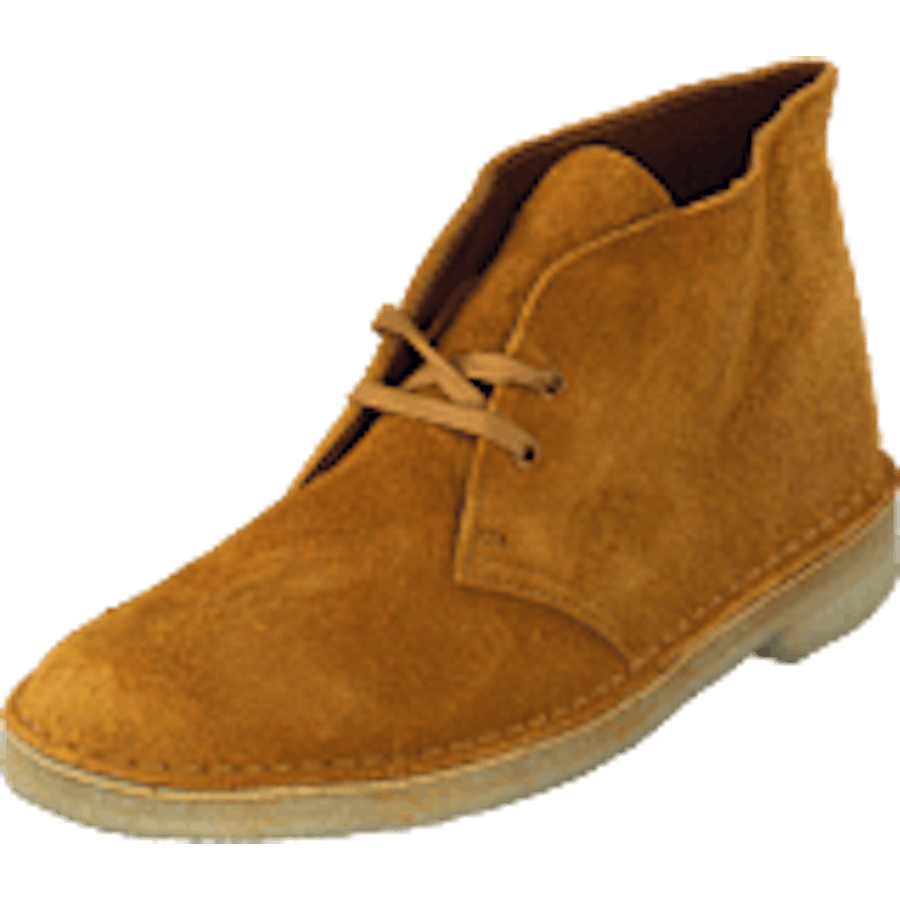 Wüstenstiefel Braun/orange