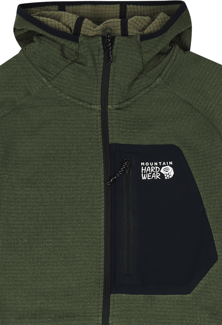 Polartec® Power Grid™ Full Zip Surplus Green Heather