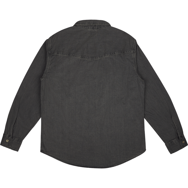 Relaxed Fit Western Z9755   Black Worn In