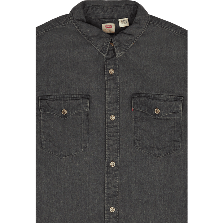 Relaxed Fit Western Z9755   Black Worn In