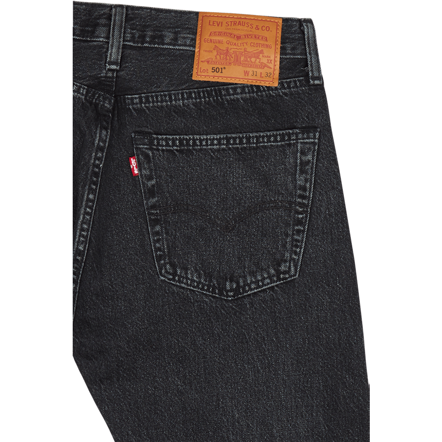 501 Levi's Original Z7087   Black Worn In