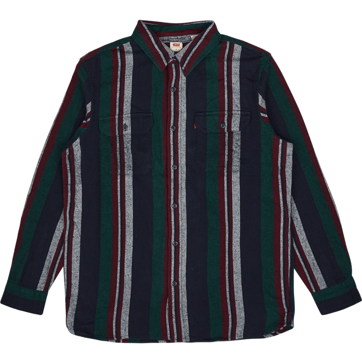 Jackson Worker Gerard Stripe Evergreen