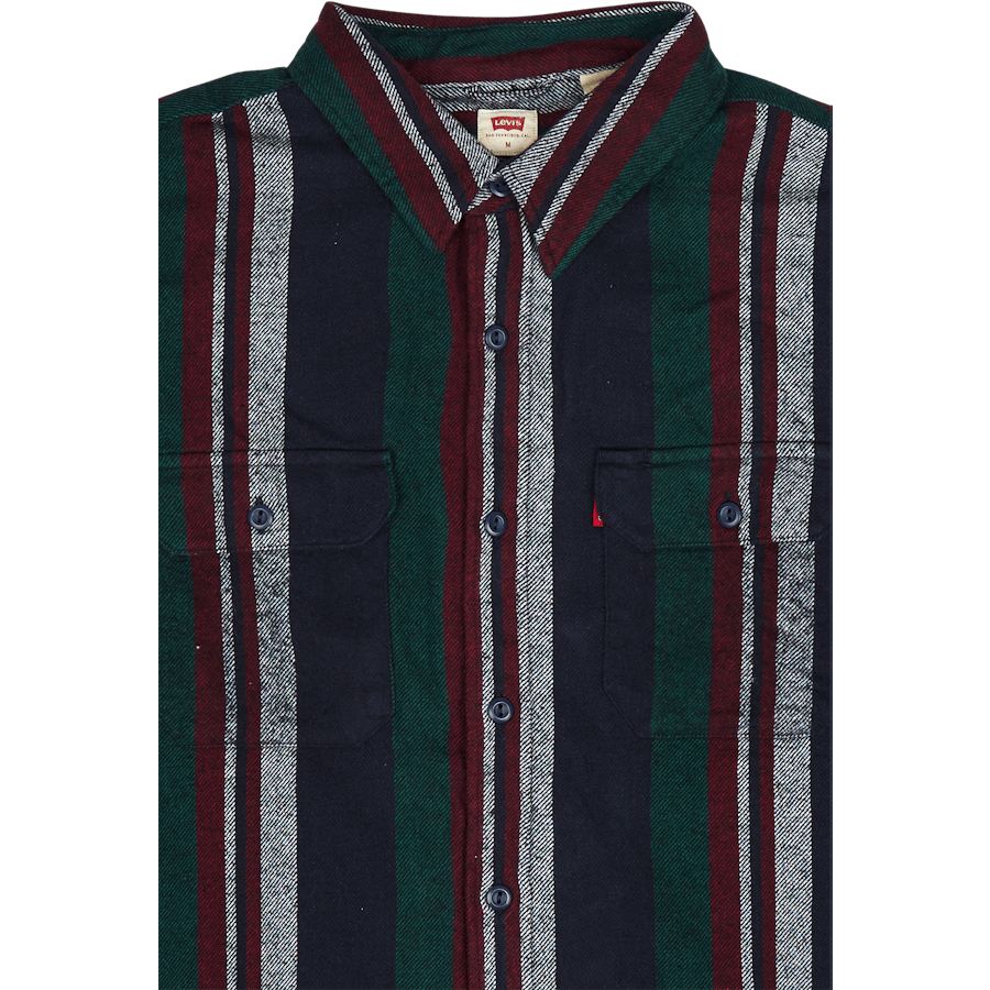 Jackson Worker Gerard Stripe Evergreen