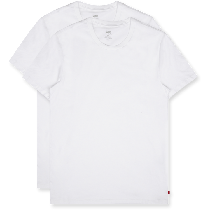 Slim 2pk Crewneck 1 Two-pack Tee White + White