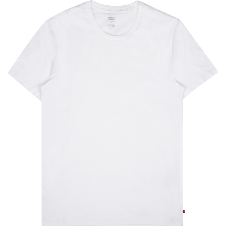 Slim 2pk Crewneck 1 Two-pack Tee White + White