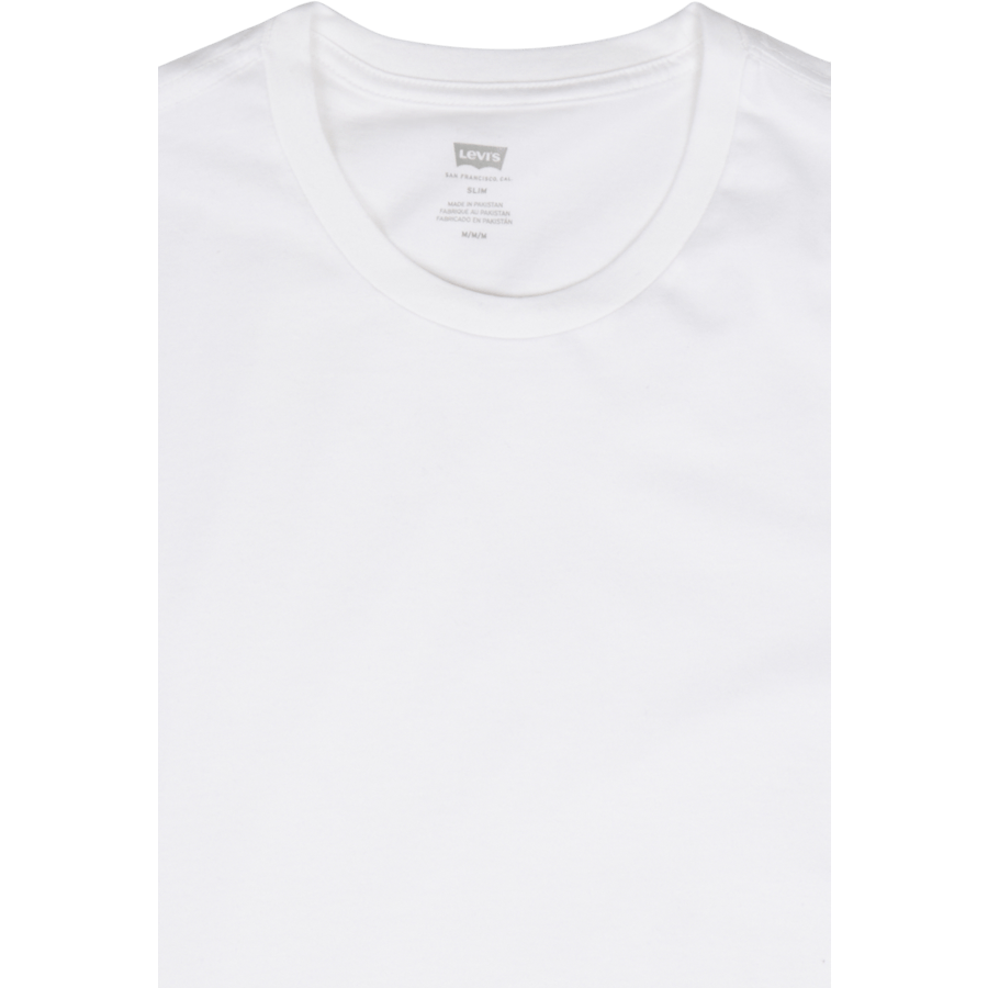 Slim 2pk Crewneck 1 Two-pack Tee White + White