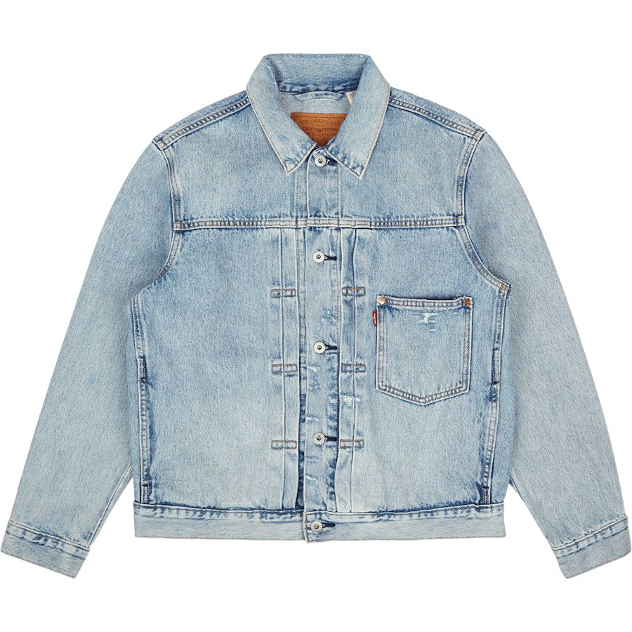 Type I Trucker Z7771  Light Indigo Worn In