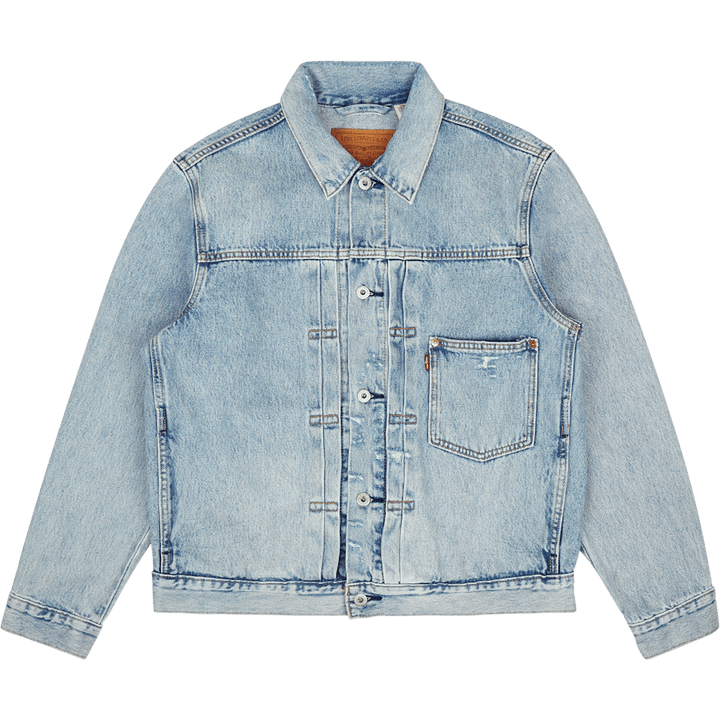 Type I Trucker Z7771  Light Indigo Worn In