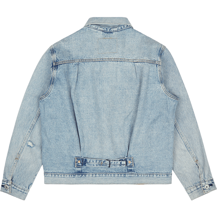 Type I Trucker Z7771  Light Indigo Worn In