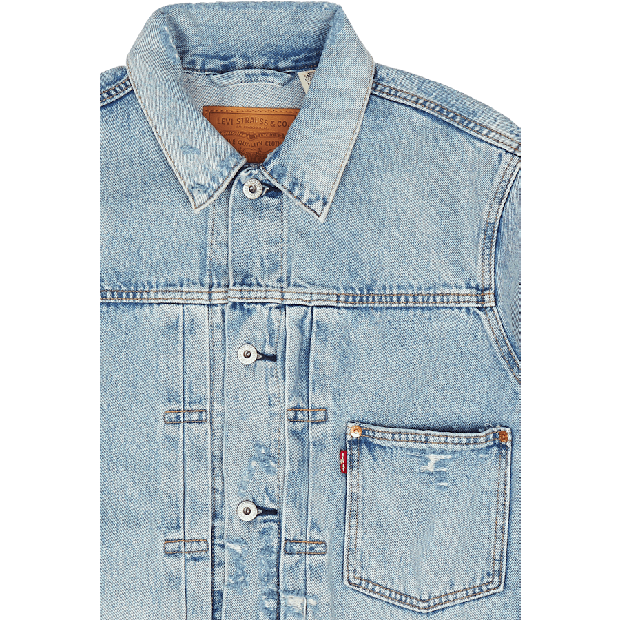 Type I Trucker Z7771  Light Indigo Worn In