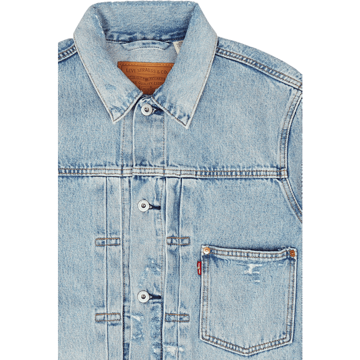 Type I Trucker Z7771  Light Indigo Worn In