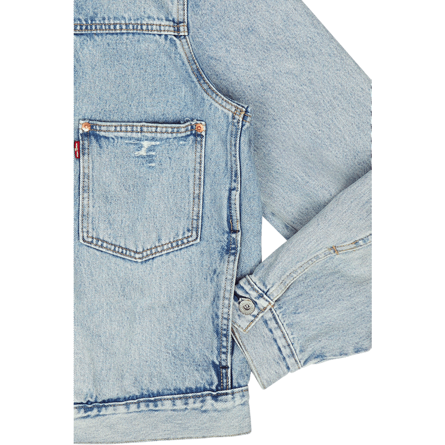 Type I Trucker Z7771  Light Indigo Worn In