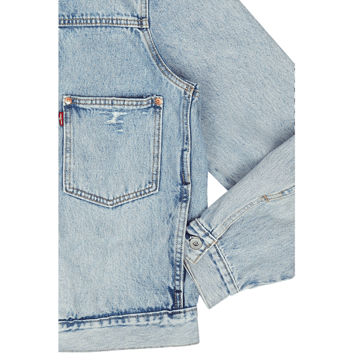 Type I Trucker Z7771  Light Indigo Worn In