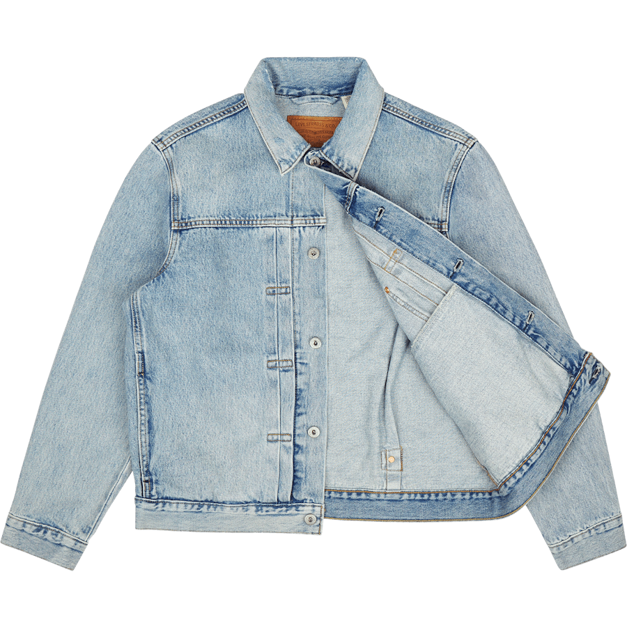 Type I Trucker Z7771  Light Indigo Worn In