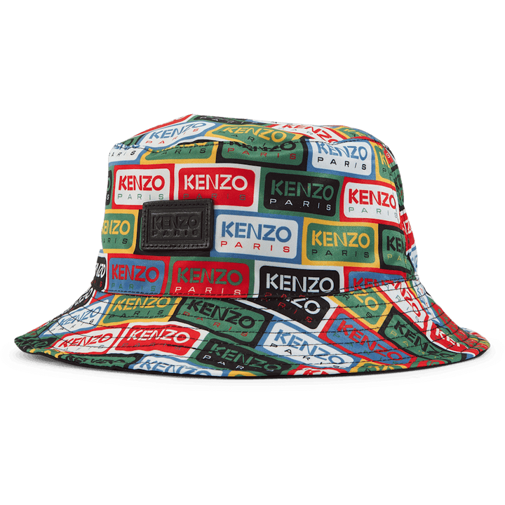Kbelíková čepice Kenzo Label Multicolor